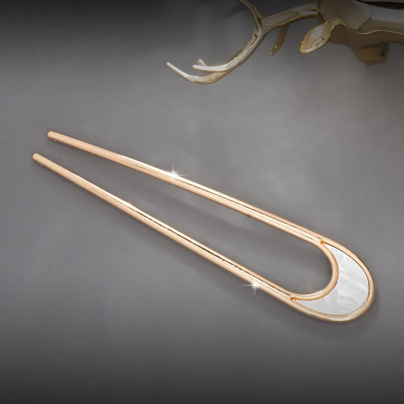 Silver Gold Hairpin