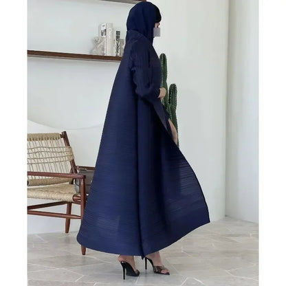 Luxury Long Trench Coat Loose Abaya