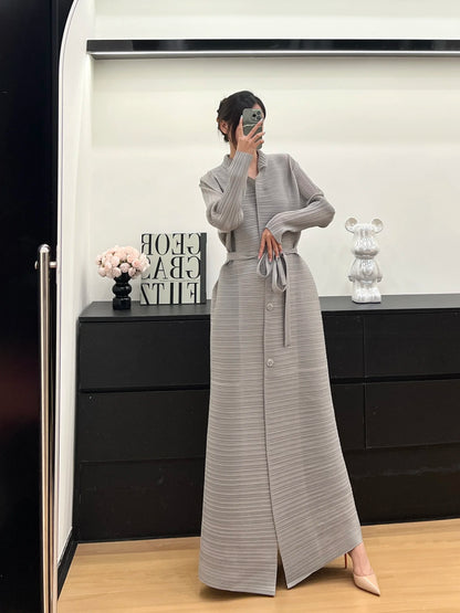 Abaya Solid Colour Cardigan outfit