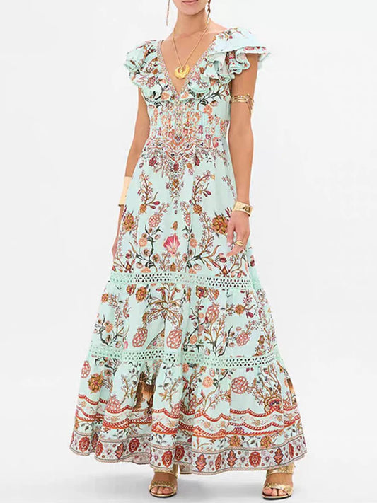 Dress loose pouf skirt