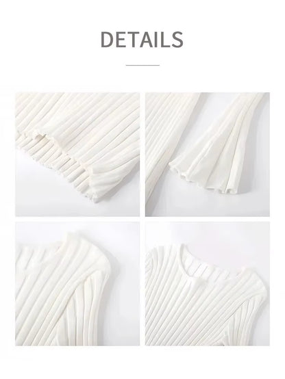 Women Knitted Long Sleeve Maxi Dress Crochet Slim Fit Hollow Out Midi Dress Warm Party Club Woolen Long Dress